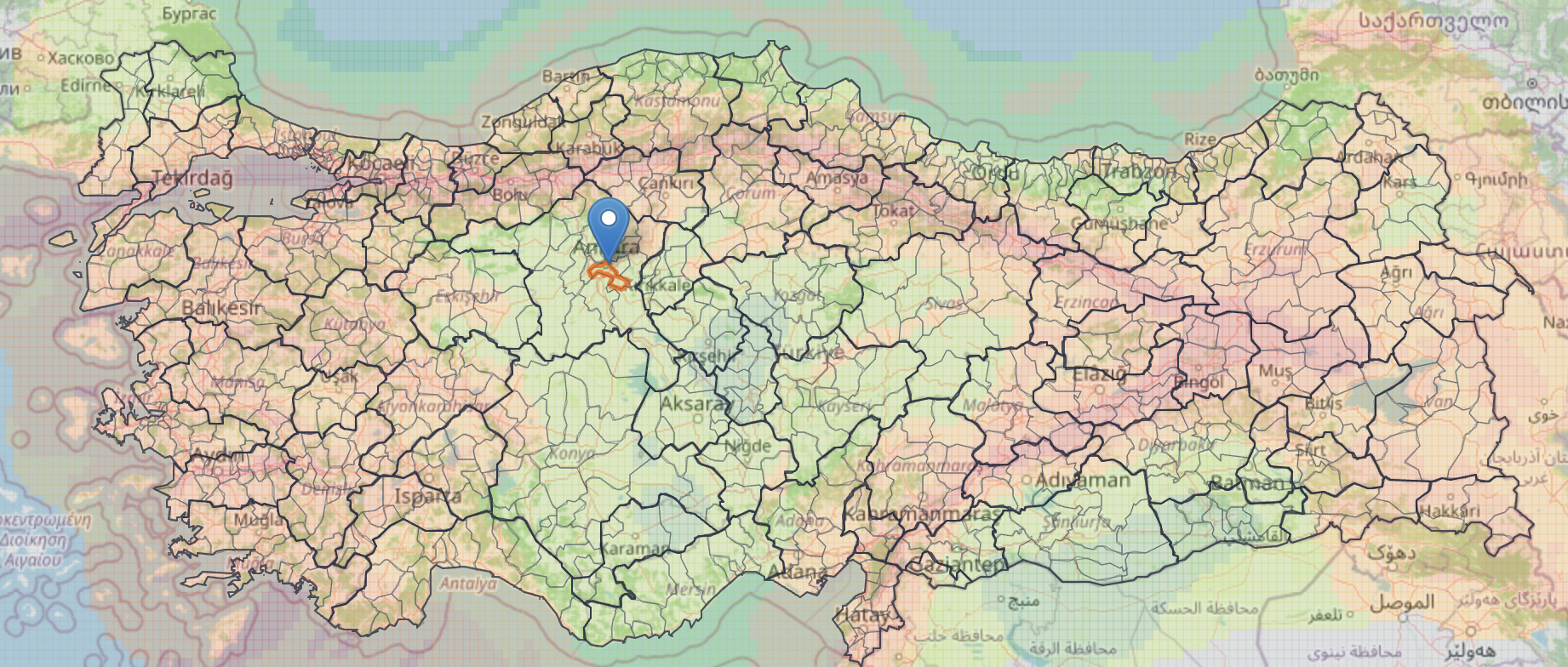 PerilX konum bazlı risk analitiği ekran önizlemesi